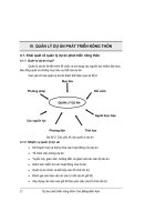 Xây dựng và quản lí dự án phát triển nông thôn - Phần 4