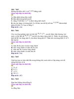 Bồ đề trắc nghiệm-Đáp án số 67 môn Hóa