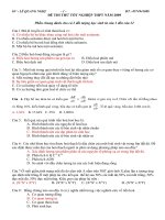 ĐỀ THI THỬ MÔN SINH 2009(XIN LỖI VÌ GHI THIẾ TỪ THI THỬ)