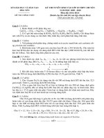 Đề Hóa TS lớp Hưng Yên 09-10