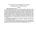 SỰ HÌNH THÀNH VÀ PHÁT TRIỂN NỀN KINH TẾ THỊ TRƯỜNG  ĐỊNH HƯỚNG XÃ HỘI CHỦ NGHĨA Ở VIỆT NAM