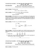 Đề thi HSG tỉnh Quảng Bình năm 2008