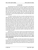Thực trạng và giải pháp tạo việc làm cho lao động nông thôn ở thị xã Uông Bí, tỉnh Quảng Ninh