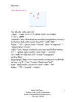 Code chèn Cá cảnh 2