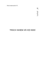 TRÁCH NHIỆM xã hội 8000 