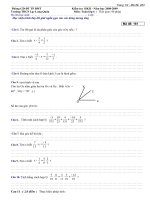 Kiểm tra HK II toán 6 năm học 2008-2009
