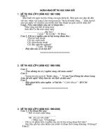 Một số đề thi HSG Văn