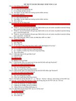 ĐỀ THI THỬ ĐẠI HỌC CÓ ĐÁP ÁN CHÍNH XÁC