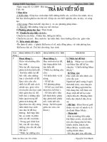 Tiết 46 Trả bài làm văn số 3