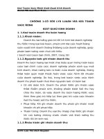 Báo cáo xác định kết quả kinh doanh tại cty Rượu Đồng Xanh