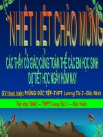 Định lý về dấu Tam thức bậc hai-Thi GVG