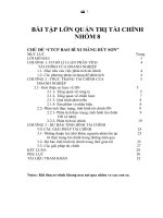 Quản trị  tài chính 