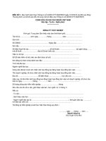 MẪU ĐĂNG KÝ THẤT NGHIỆP 