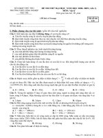 Đề và ĐA thi thử ĐH lầ 1 (2009) trường THPT Công Nghiệp Việt Trì