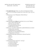 ĐỀ KIỂM TRA HỌC KỲ II LỚP 9 MÔN NGỮ VĂN TRƯỜNG THCS NGUYỄN THIỆN THUẬT KHOÁI CHÂU – HƯNG YÊN