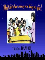 Tập đọc Bầm ơi