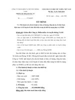 TỜ TRÌNH V/v: Phê duyệt yêu cầu kỹ thuật cơ bản, số lượng, tổng dự án, tổ chức thực hiện mua và kế hoạch tổ chức đấu thầu trang bị thiết bị mạng phục vụ SXKD