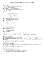 Đề thi Casio Lâm Đồng 2008 -2009