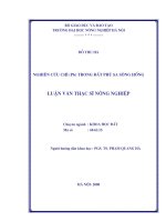 Nghiên cứu chì (pb) trong đất phù sa sông hồng 