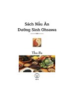 Dạy nấu ăn Dưỡng sinh Ohsawa