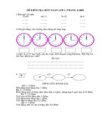 De kiem tra mon toan lop 1