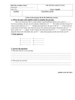 Kiểm tra 15 p lần 4