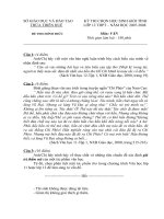 Đề thi chọn HSG văn cấp tỉnh L12