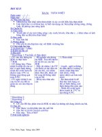 Giáo án Sinh 8 học Kỳ 2