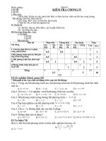 Đề +MT+Đ.A kiểm tra Chương IV Đ8