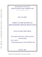 Nghiên cứu thiết kế tính toán thiết bị chế biến nhờ phần mềm inventor 