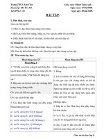 Tiết 59. Bài Tập