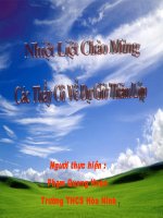 Tiết 14 Đối Xứng Tâm