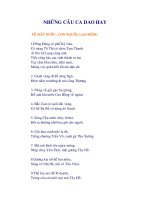 Những câu ca dao hay