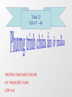 PT CHỨA ẨN Ở MẪU