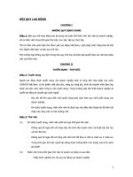 NỘI QUY LAO ĐỘNG