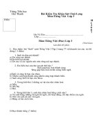 Khảo sát Tiếng Việt lớp 3