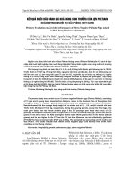 KếT QUả BƯớC ĐầU ĐáNH GIá KHả NĂNG SINH TRƯởNG CủA LợN PIETRAIN KHáNG STRESS NUÔI TạI HảI PHòNG (VIệT NAM)