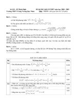 Đề thi HSG khối 10(có đáp án)