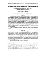 XáC ĐịNH LIềU LƯợNG ĐạM VIÊN NéN BóN CHO LúA TạI THáI BìNH Và HƯNG YÊN