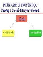 Bai 1Gen, mã di truyền và quá trình nhân đôi của ADN