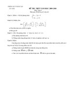 DE THI THU VAO THPT  ( CO DAP AN)