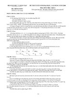 ĐỀ ĐH Khối A 2006