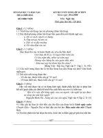 Đề thi vào 10 môn Văn Thừa Thiên Huế 08-09