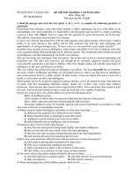 Đề luyện thi đại học môn anh văn 2012 