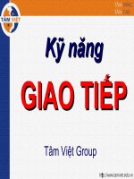 Kỹ năng giao tiếp - Cực hay