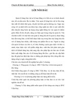 Xây dựng phần mềm quản lý kho hàng của công ty BNC Trần Huy.