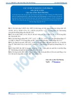 Bài tập tự luyện các vấn đề về khoảng cách p4