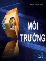 THUYẾT TRÌNH MÔI TRƯỜNG