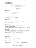 Giải đề Toán TS 10 - chuyên