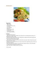 Bánh crếp cuộn cá 